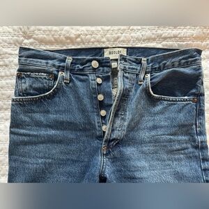AGOLDE RILEY HIGH RISE STRAIGHT CROP Jeans